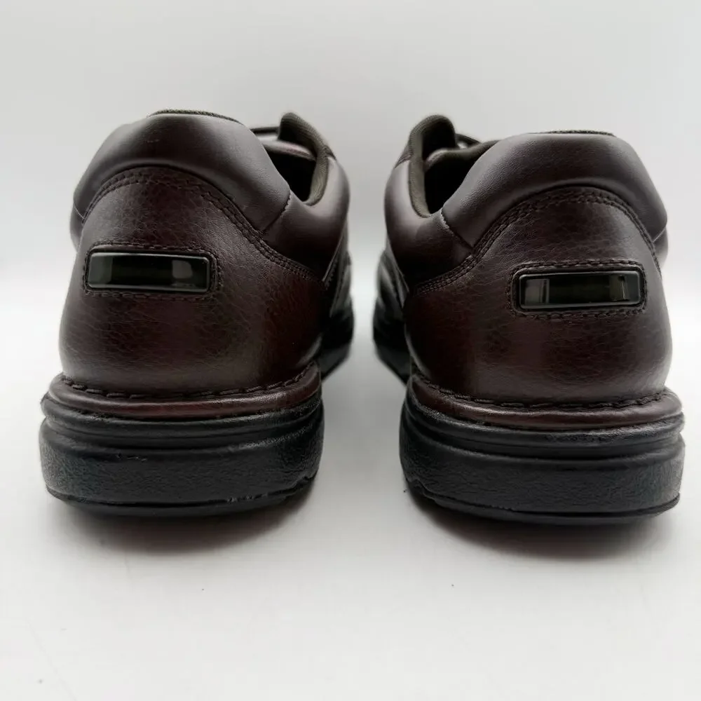 Rockport Mens Eureka Sneakers US 11.5 XWIDE EU 46 Brown Leather EUC